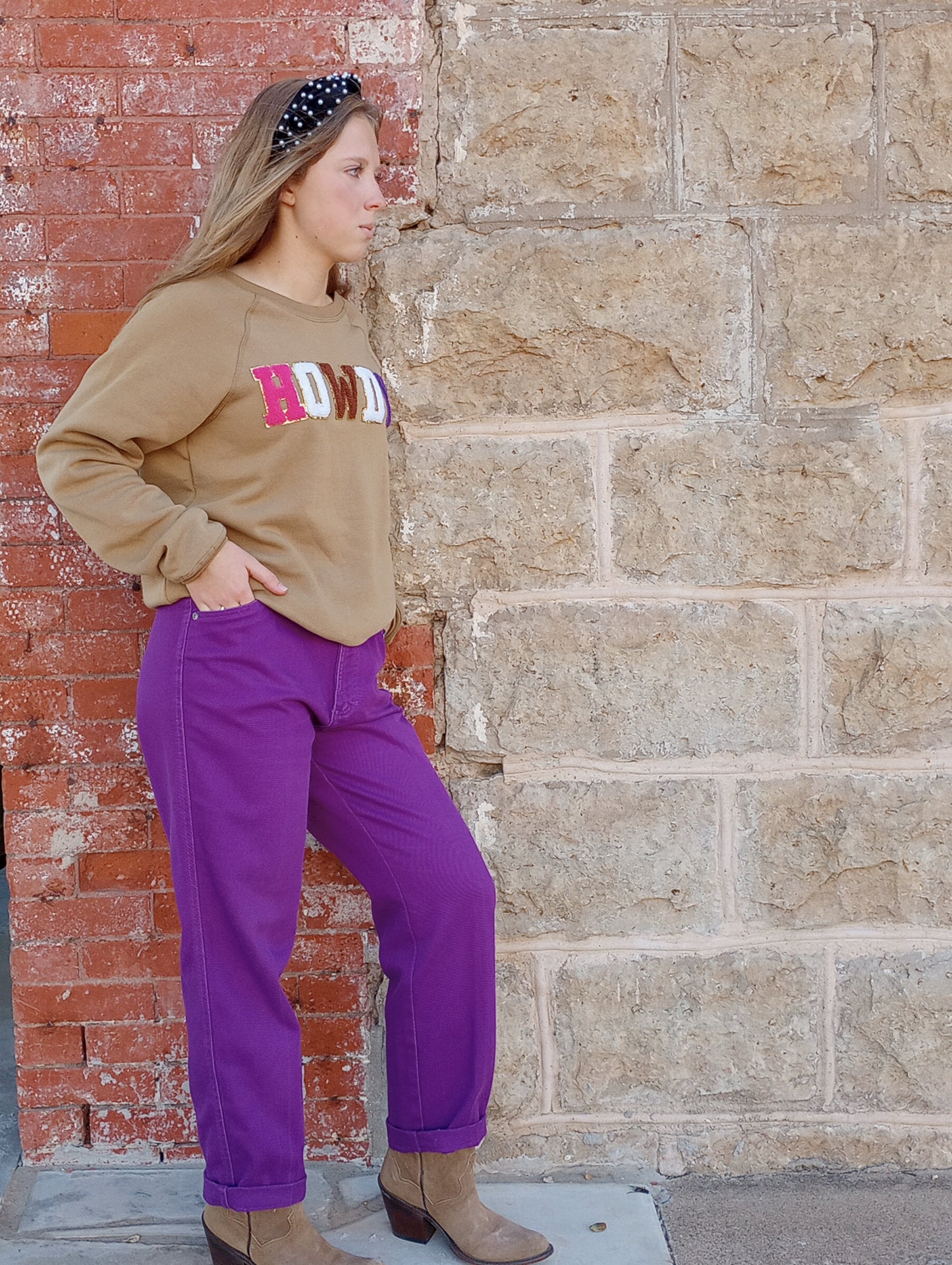 Bright Purple Vintage Rockies in Like New Condition