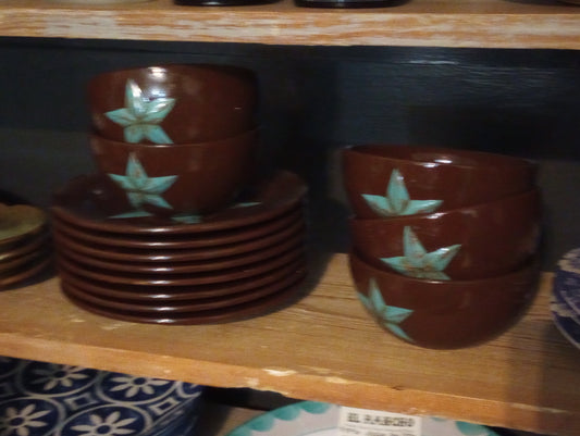 Turquoise Star Dishes