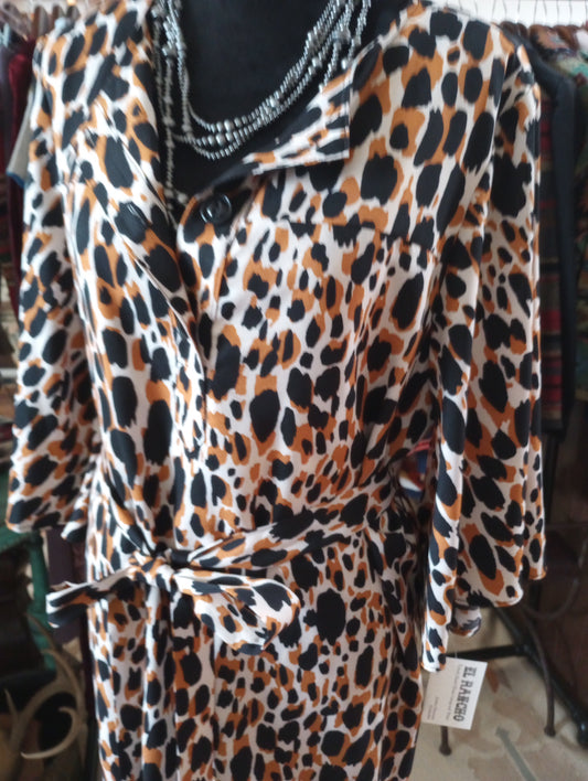 Uncle Frank/Cousin Earl Leopard Print Dress