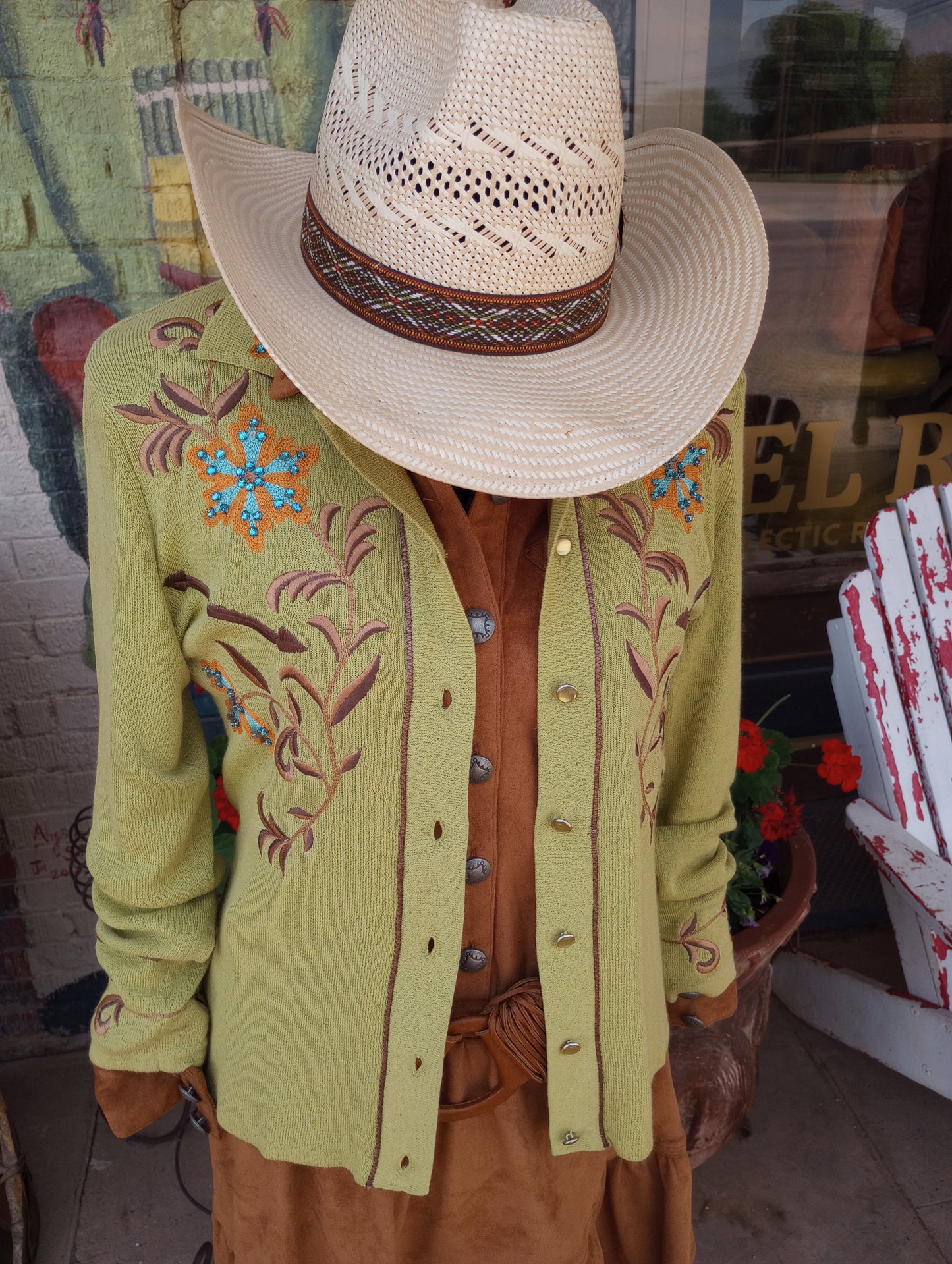 Vintage DD Ranchwear Button Up Blouse Sz S