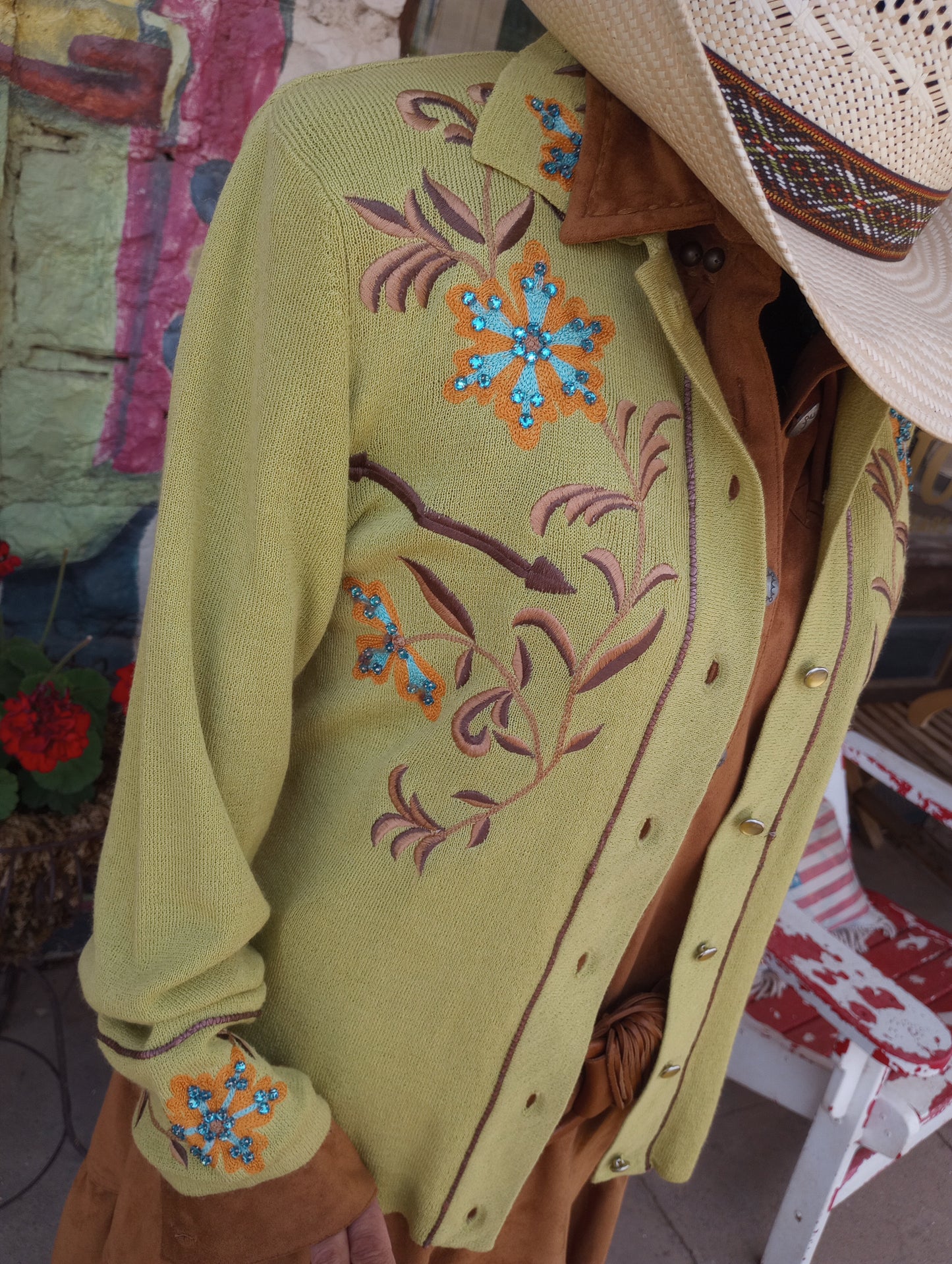 Vintage DD Ranchwear Button Up Blouse Sz S
