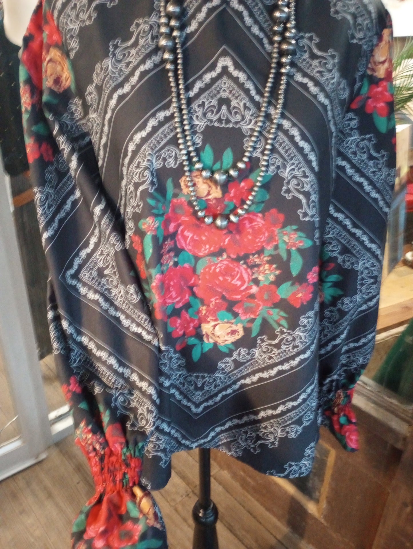Beautiful Floral Print Blouse