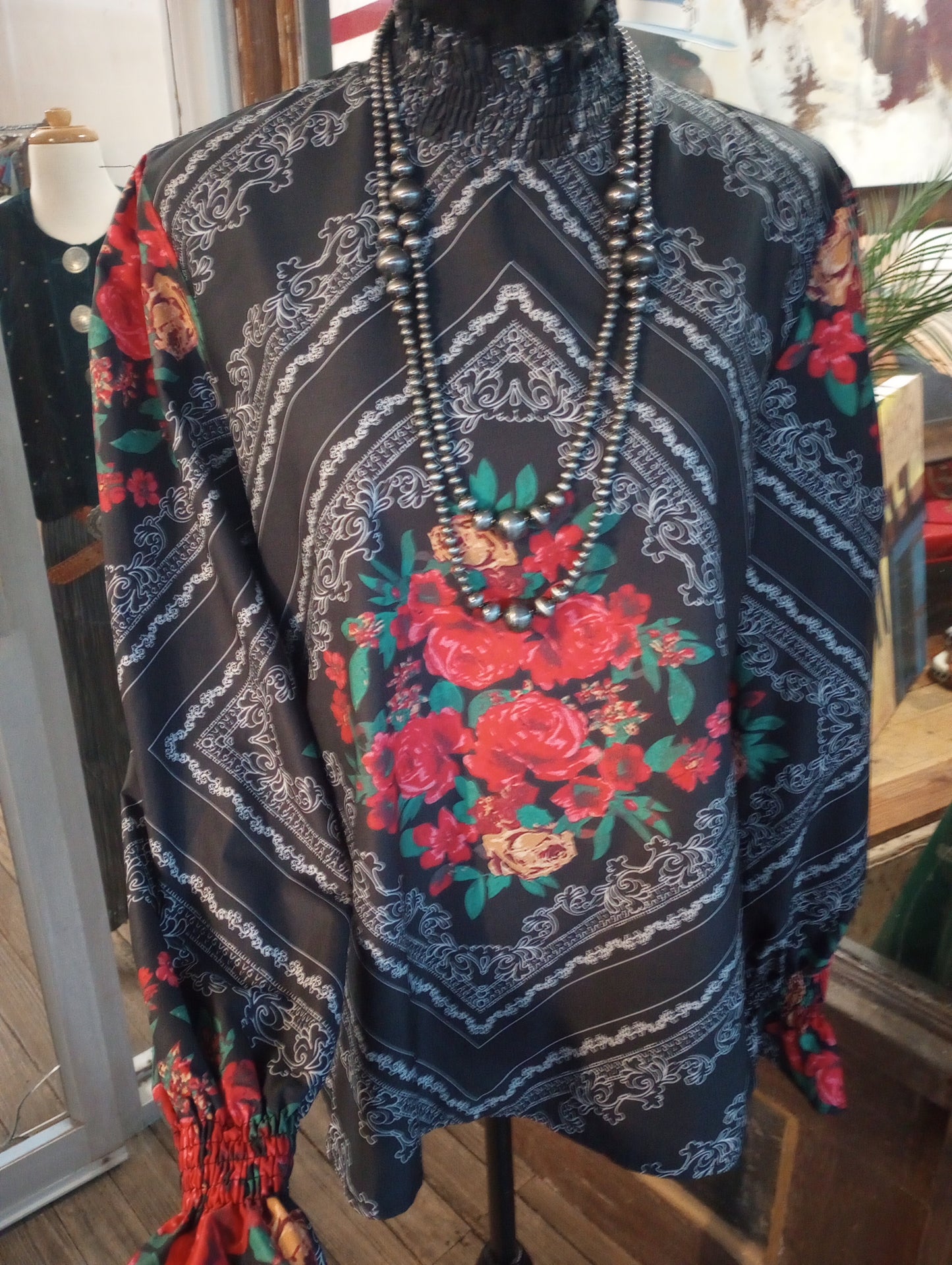 Beautiful Floral Print Blouse