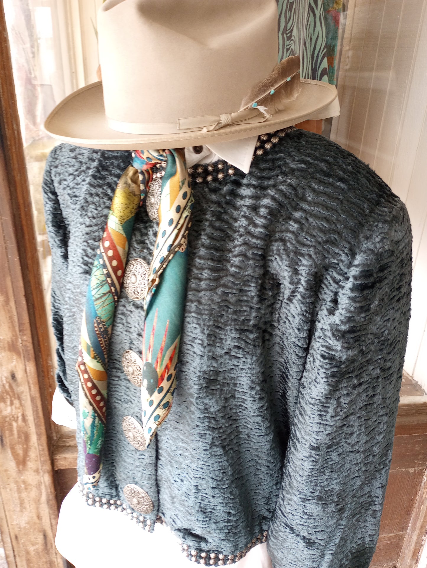 Vintage DD Ranchwear Ribbed Velvet Jacket Sz Large