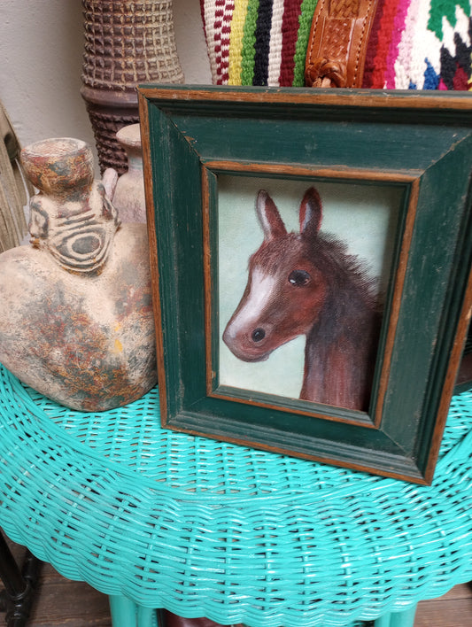 Petite Framed Horse Print