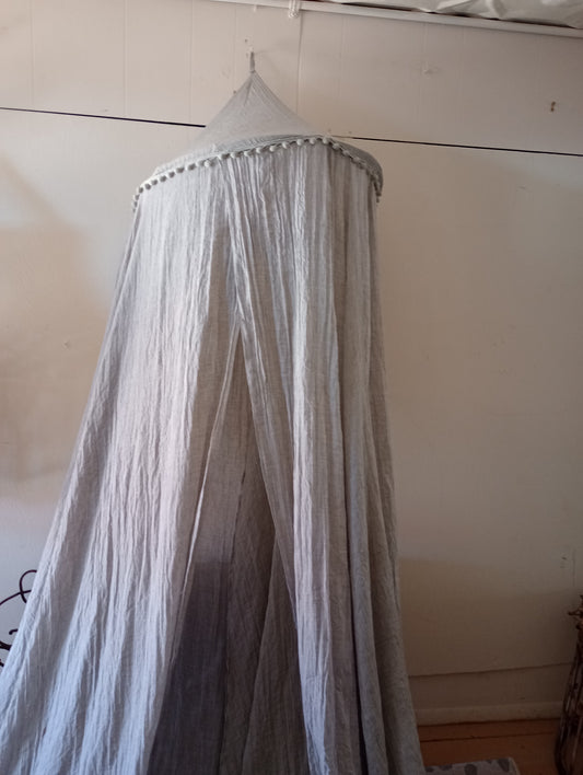 Gray Fabric Canopy