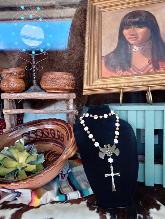 Native American Woman Original Oil Painting in Custom Frame