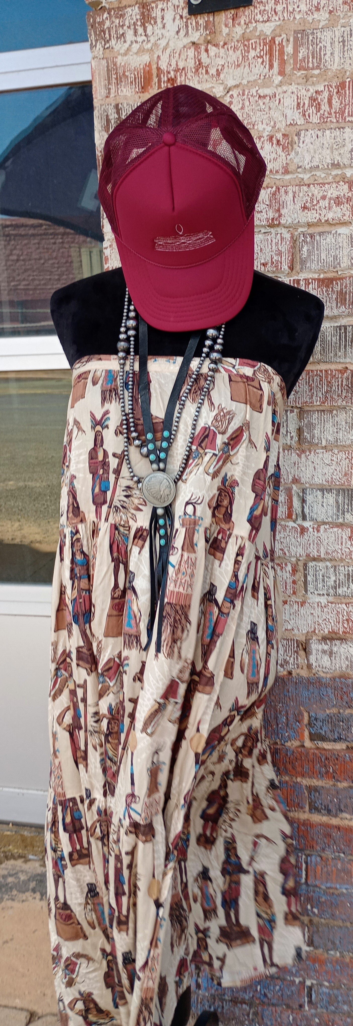 Chief Head Coin Necklace