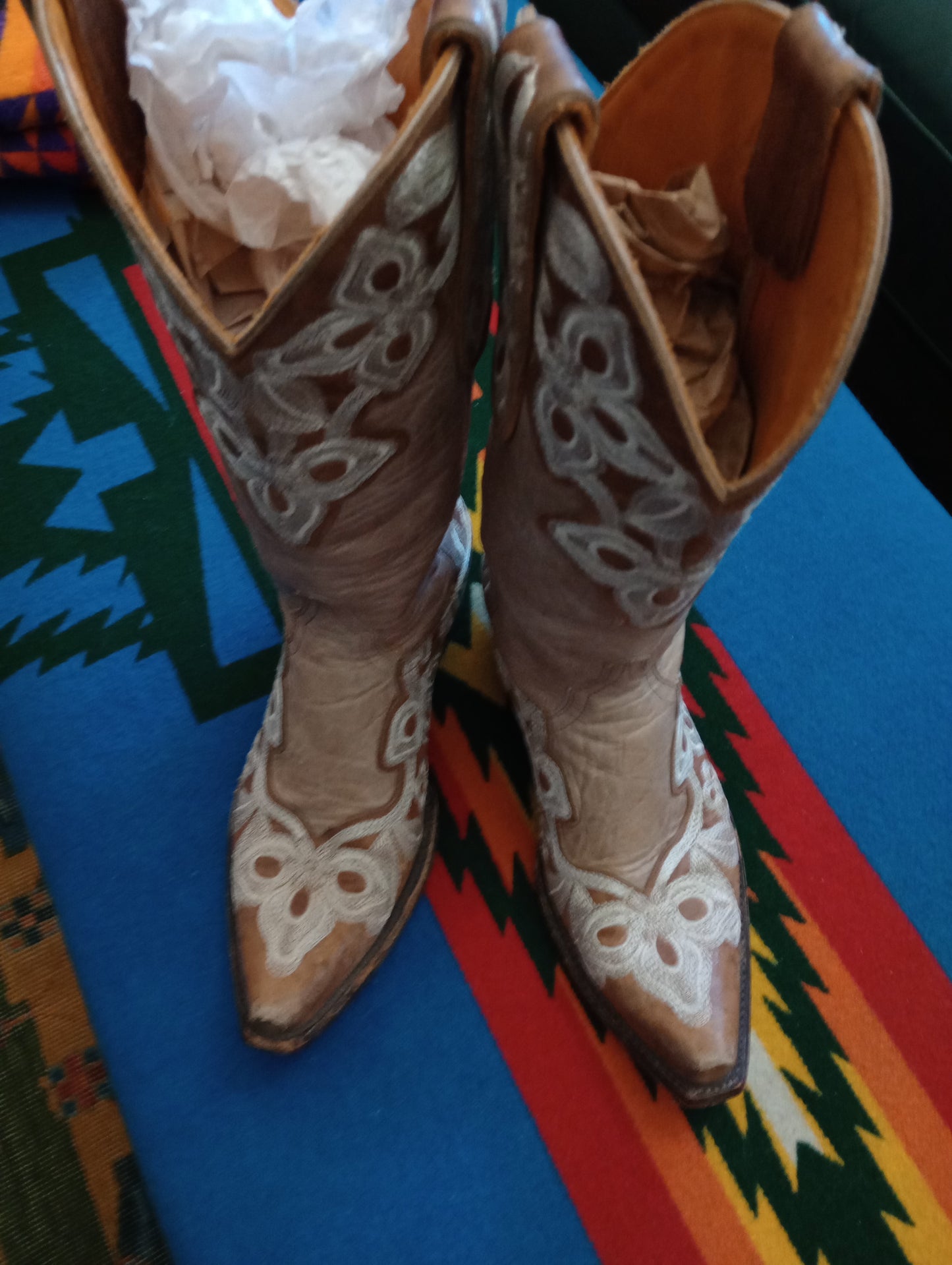 Old Gringo Snip Toe Boots Sz 7.5