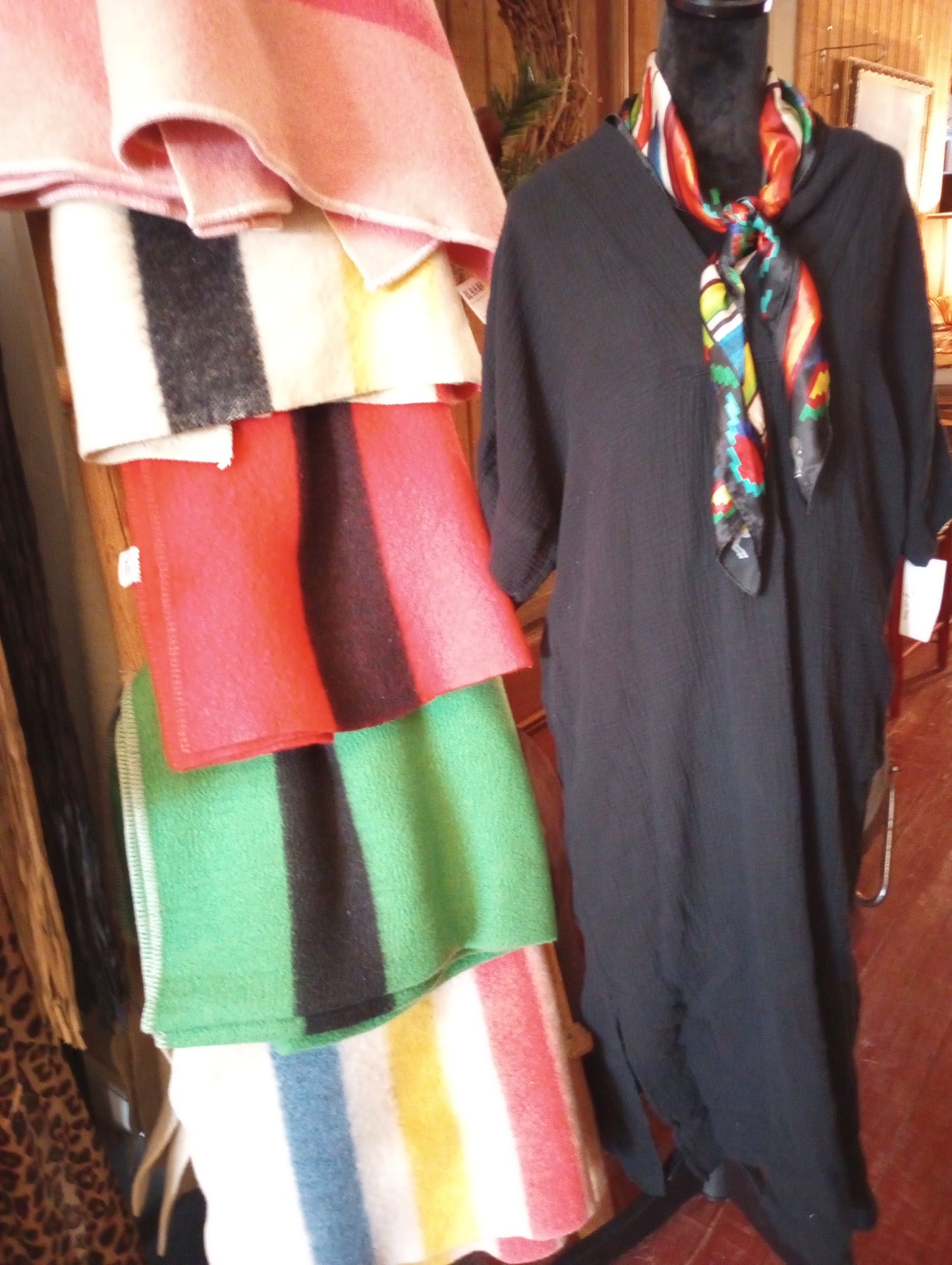 Uncle Frank Black Gauze Type Dress