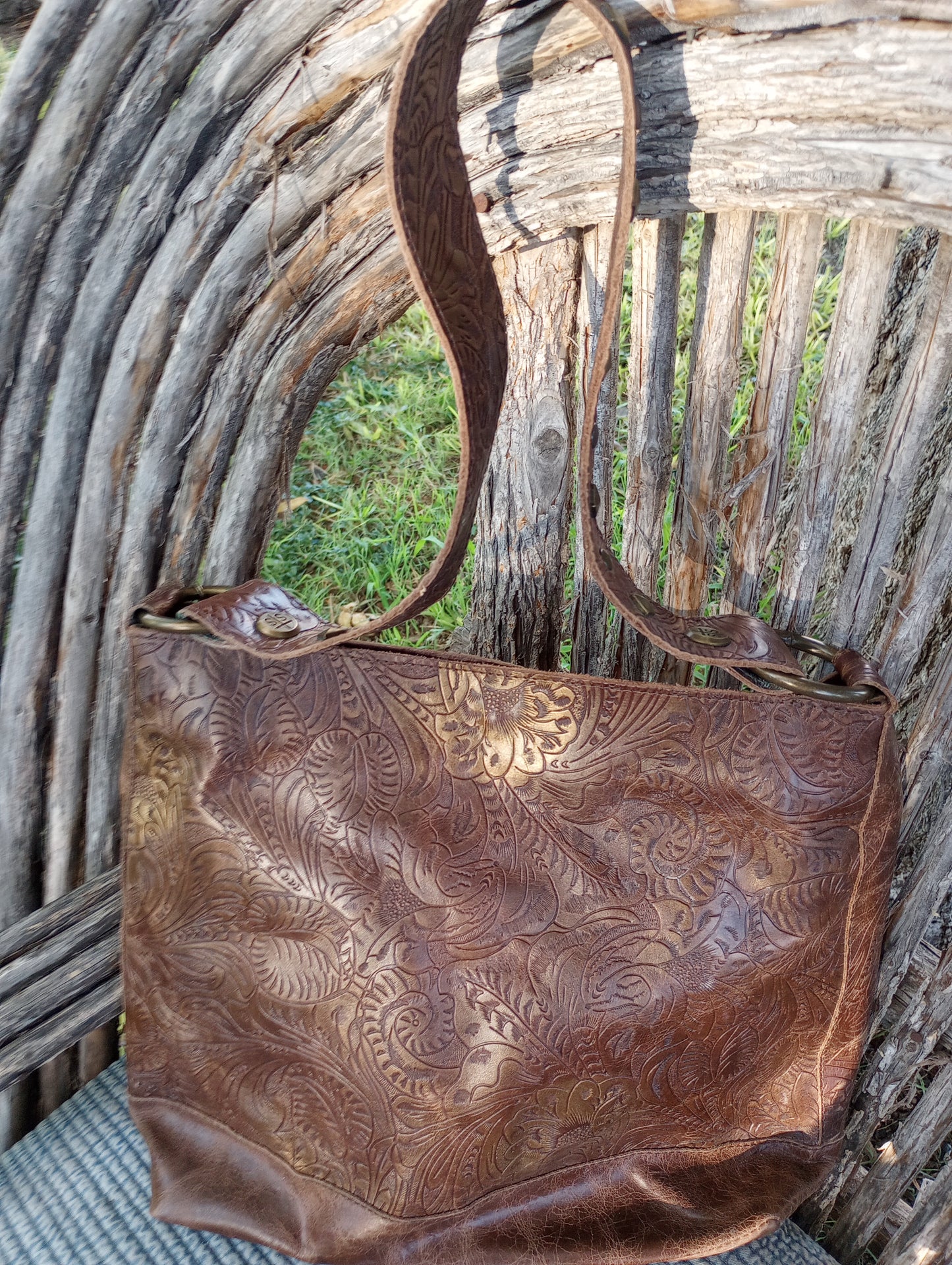 StS Tooled Leather Bag