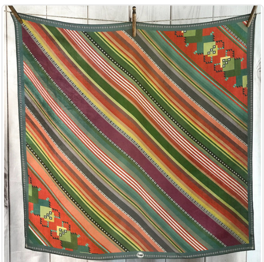 Down South Serape Silk Wildrag