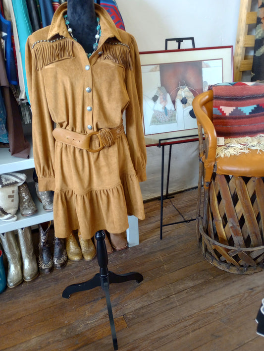 DD Ranchwear Ultra Suede Dress NWT Sz Lg