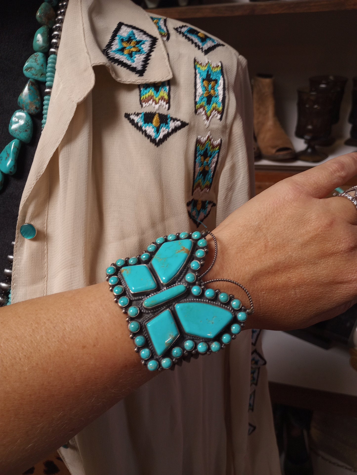 Anthony Skeets Big and Bold Butterfly Cuff