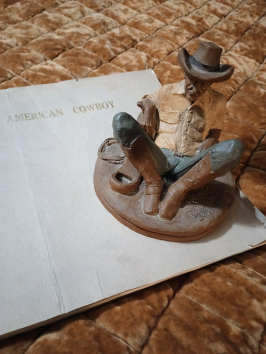 Tom Clark Statue 'Chuck' Cowboy