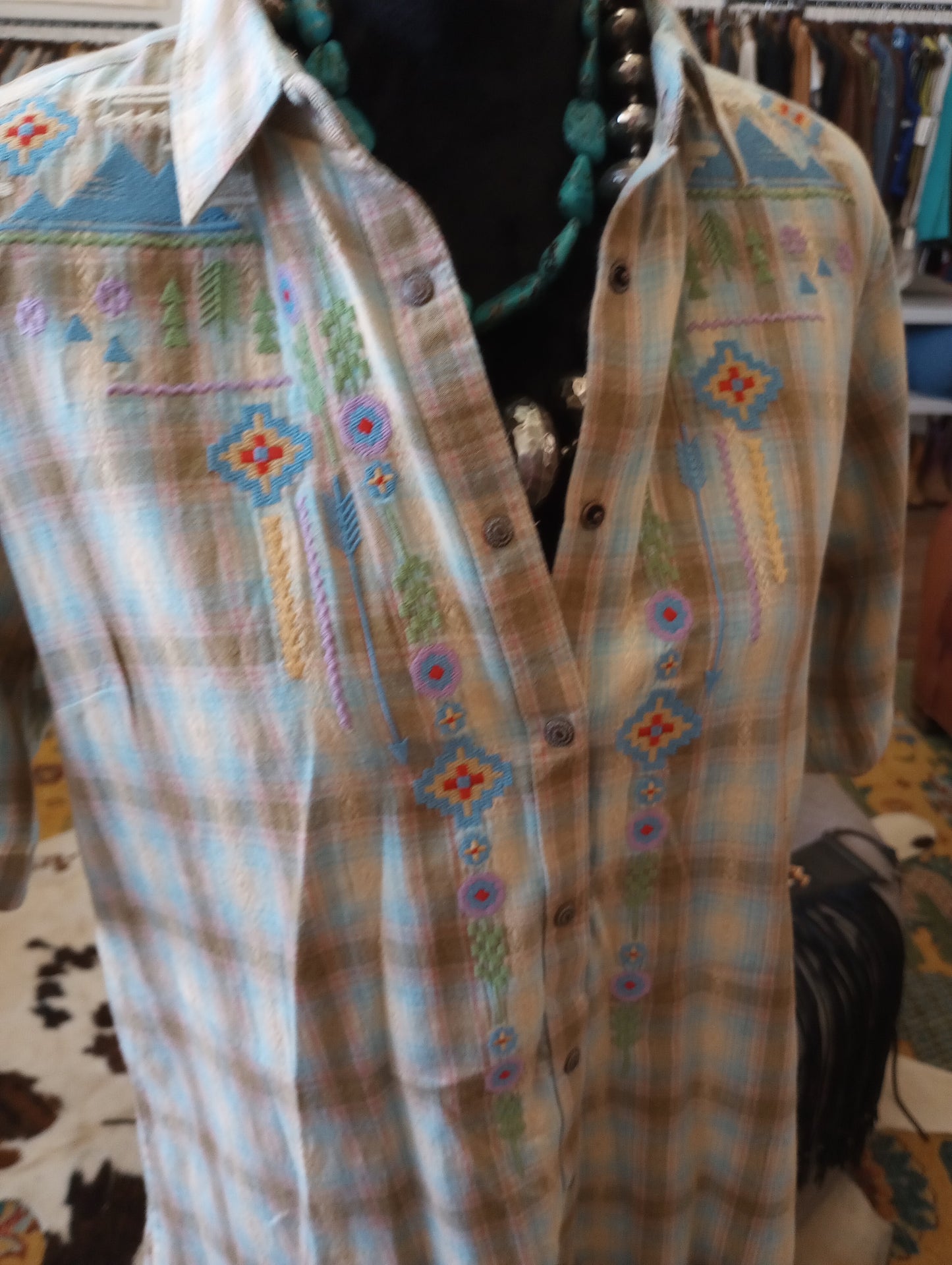 New w/ Tag Ryan Michael Shirt Sz Large