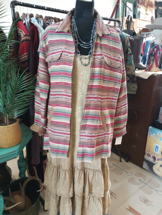 Tasha Polizzi Camp Shirt-Jacket Sz Lg