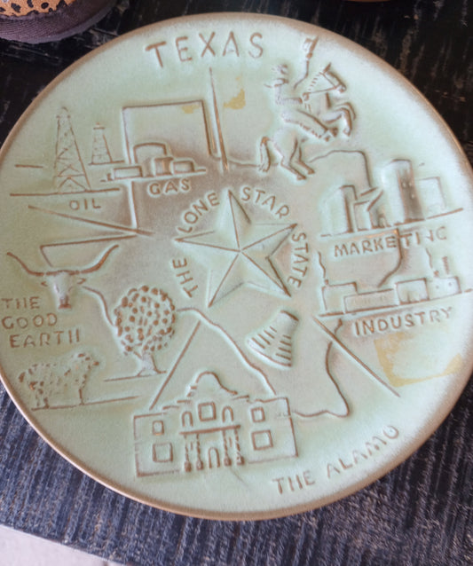 Frankoma Commemorative Texas Plate
