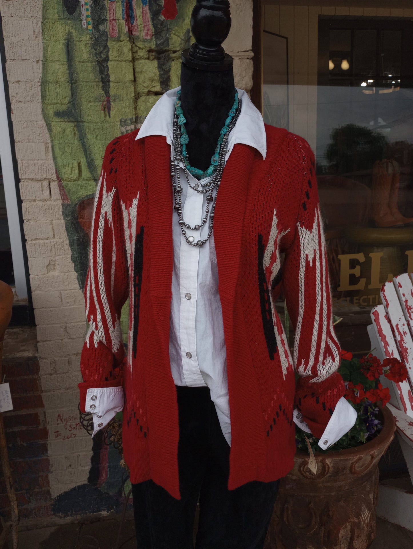 Lindex Woven Sweater Sz S