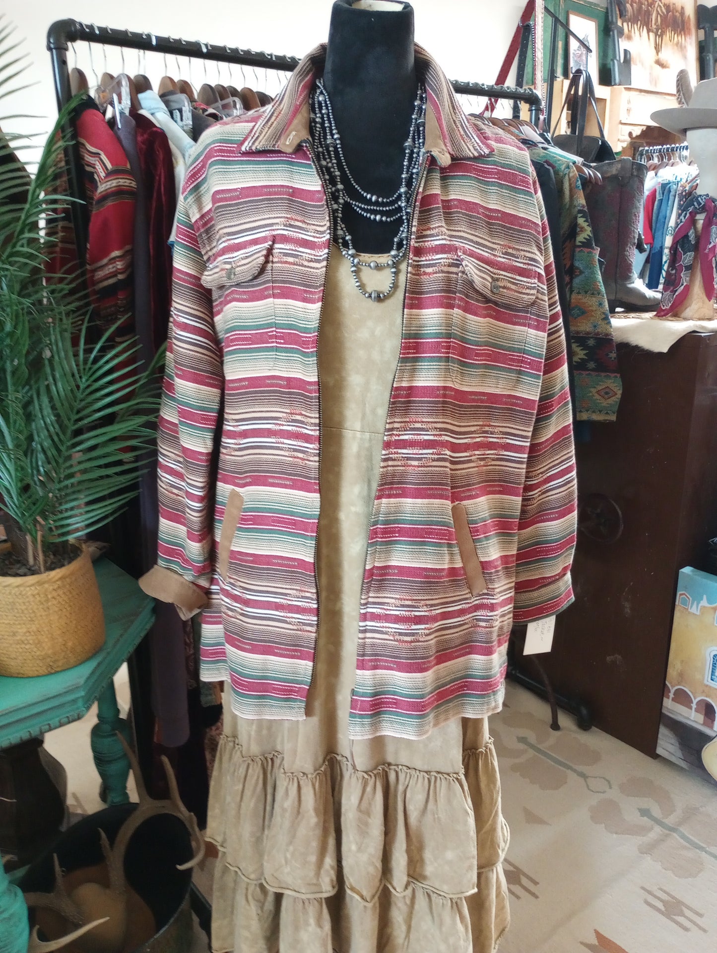 Tasha Polizzi Camp Shirt-Jacket Sz Lg