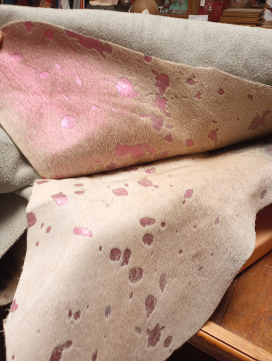 Acid Wash Cowhide