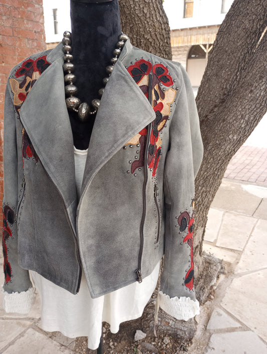 NWT Tasha Polizzi leather jacket Sz Lg