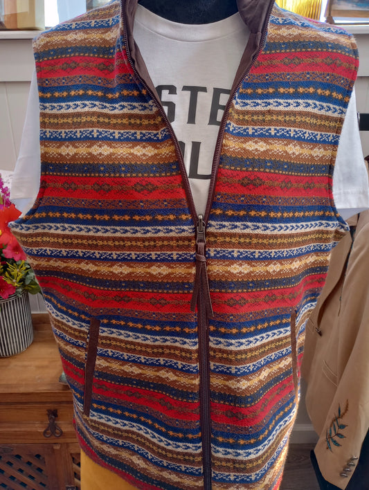 Reversible Woven Vest