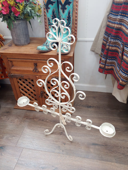 Large, Ornate Rod Iron candelabra