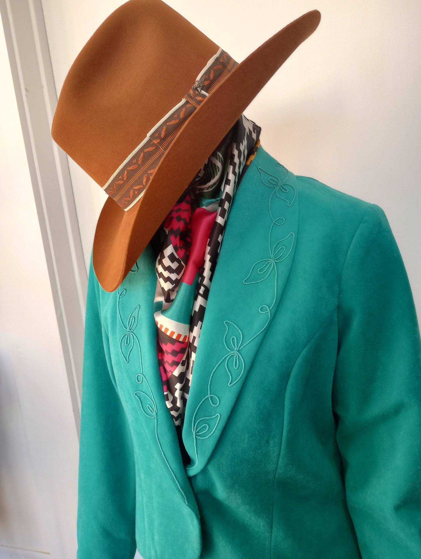 Vintage 'Paddle and Saddle' Skirt Suit