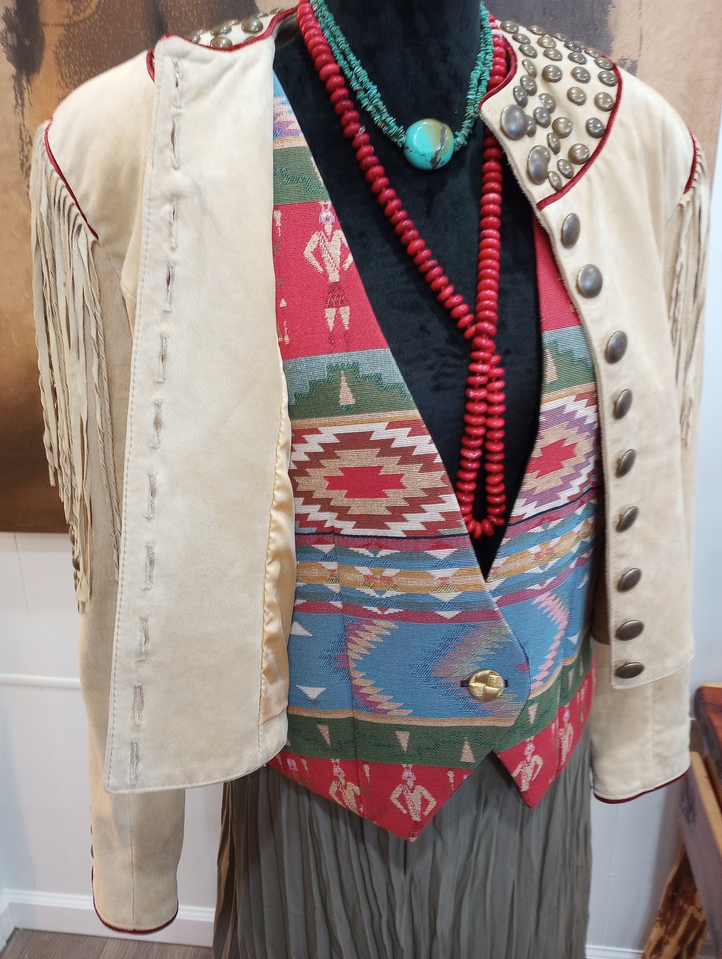 Vintage Jennie Vaughn Design Vest