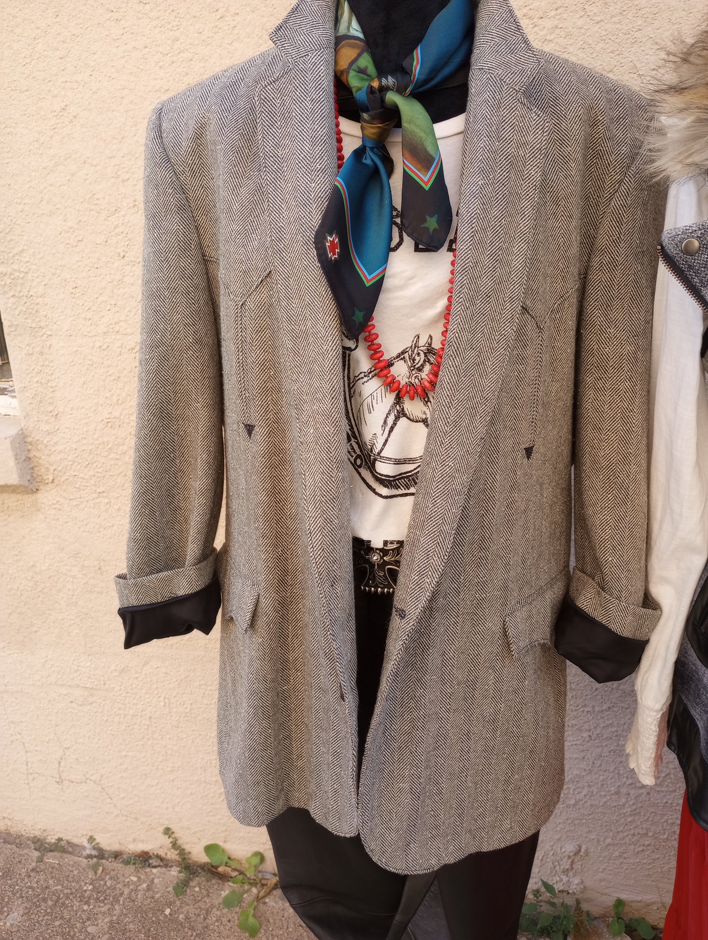 Western Retro Style Blazer