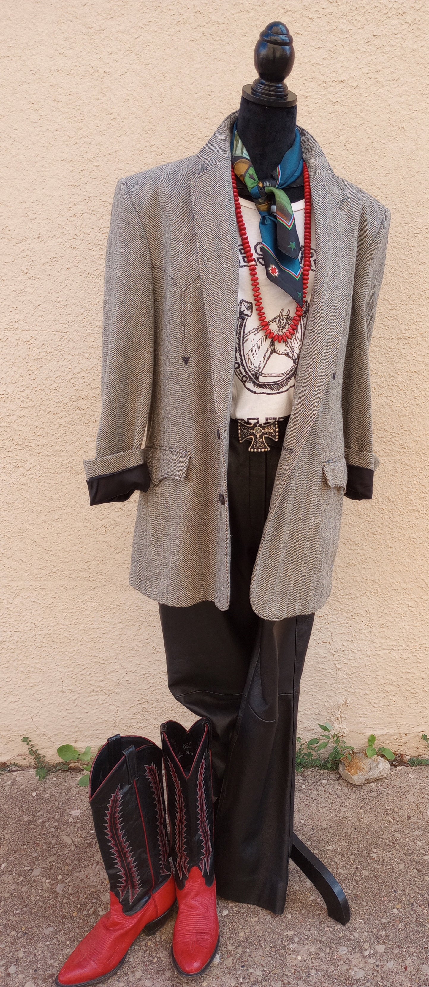 Western Retro Style Blazer