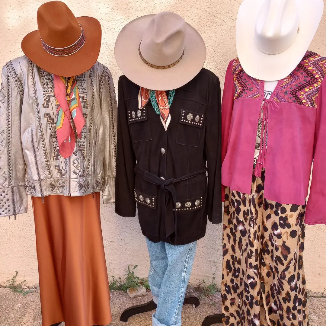 Brushed Pewter Leather Jacket by DD Ranchwear