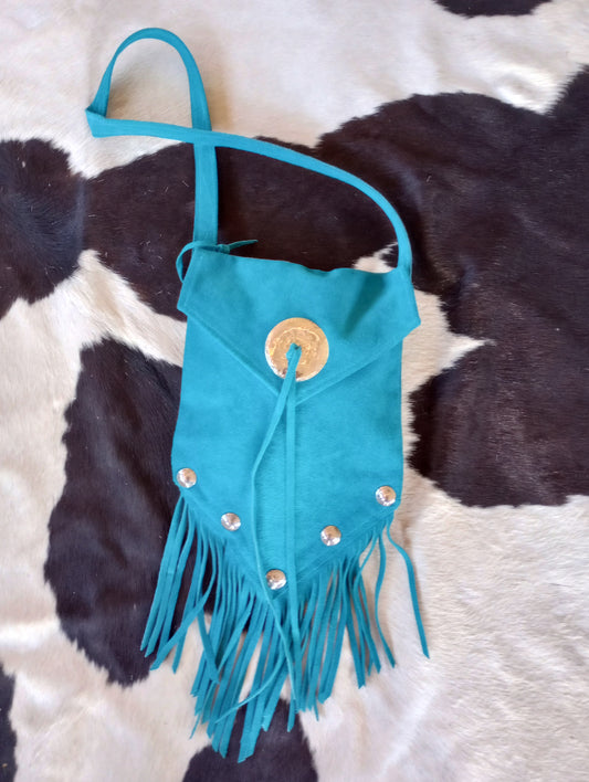 Vintage Suede Leather Purse