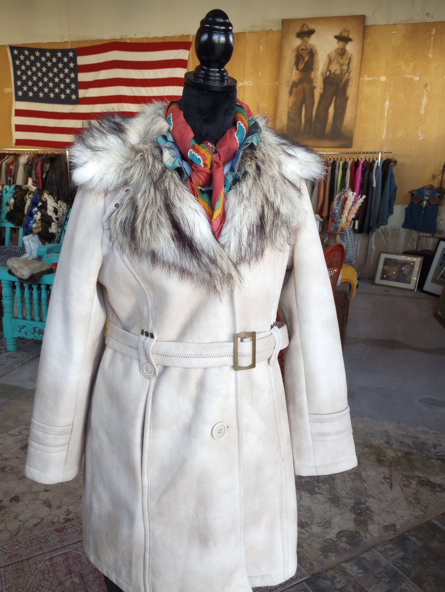 Ultra Suede Tasha Polizzi Coat