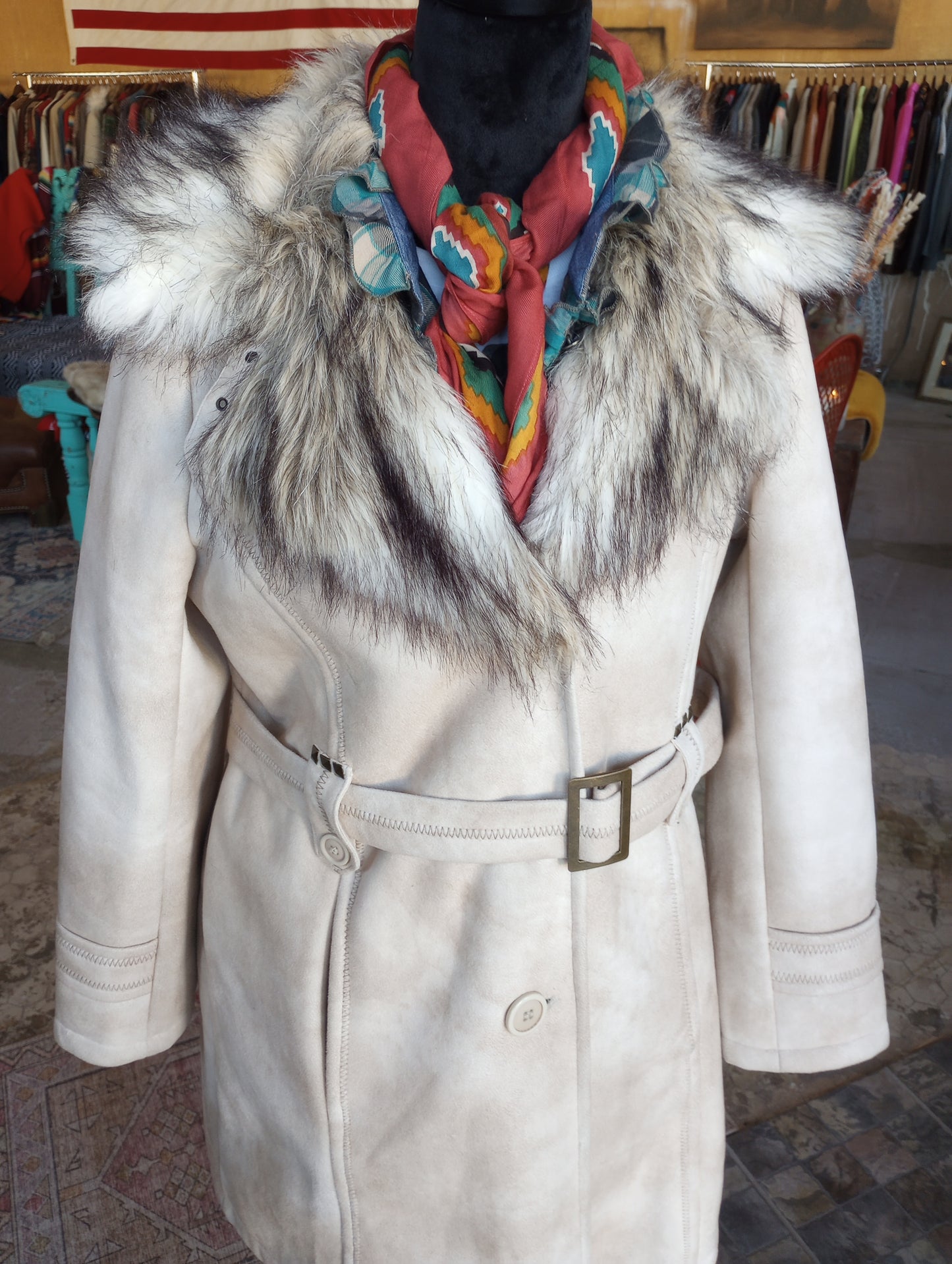 Ultra Suede Tasha Polizzi Coat