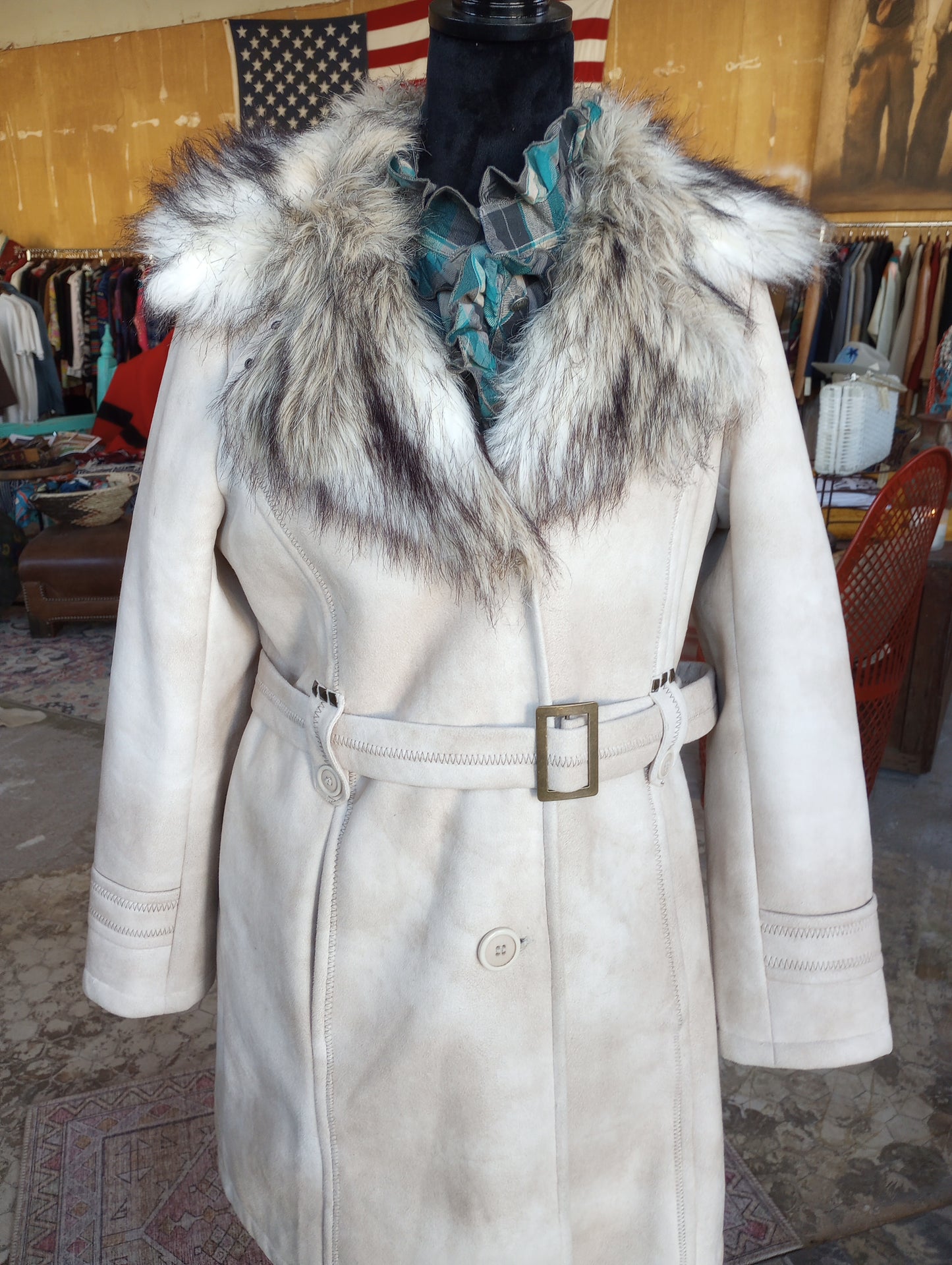 Ultra Suede Tasha Polizzi Coat
