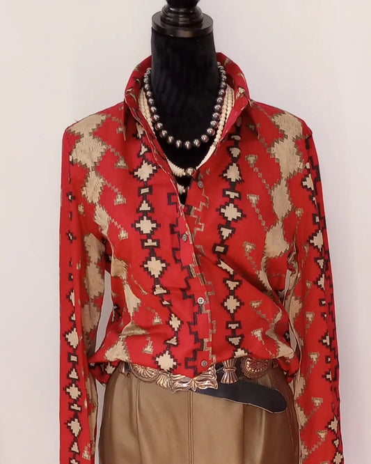 Ralph Lauren Ladies Button Up Shirt