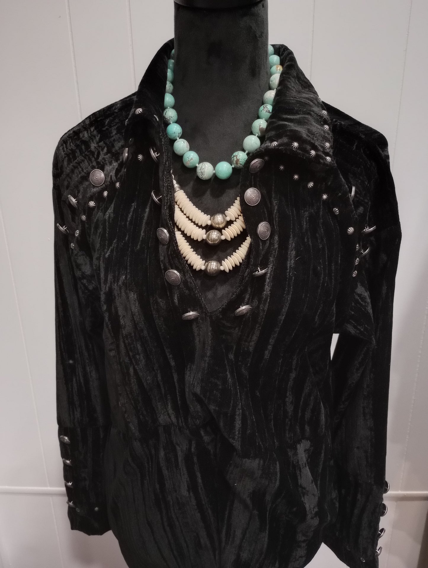 Pueblo Annie Tunic In Black