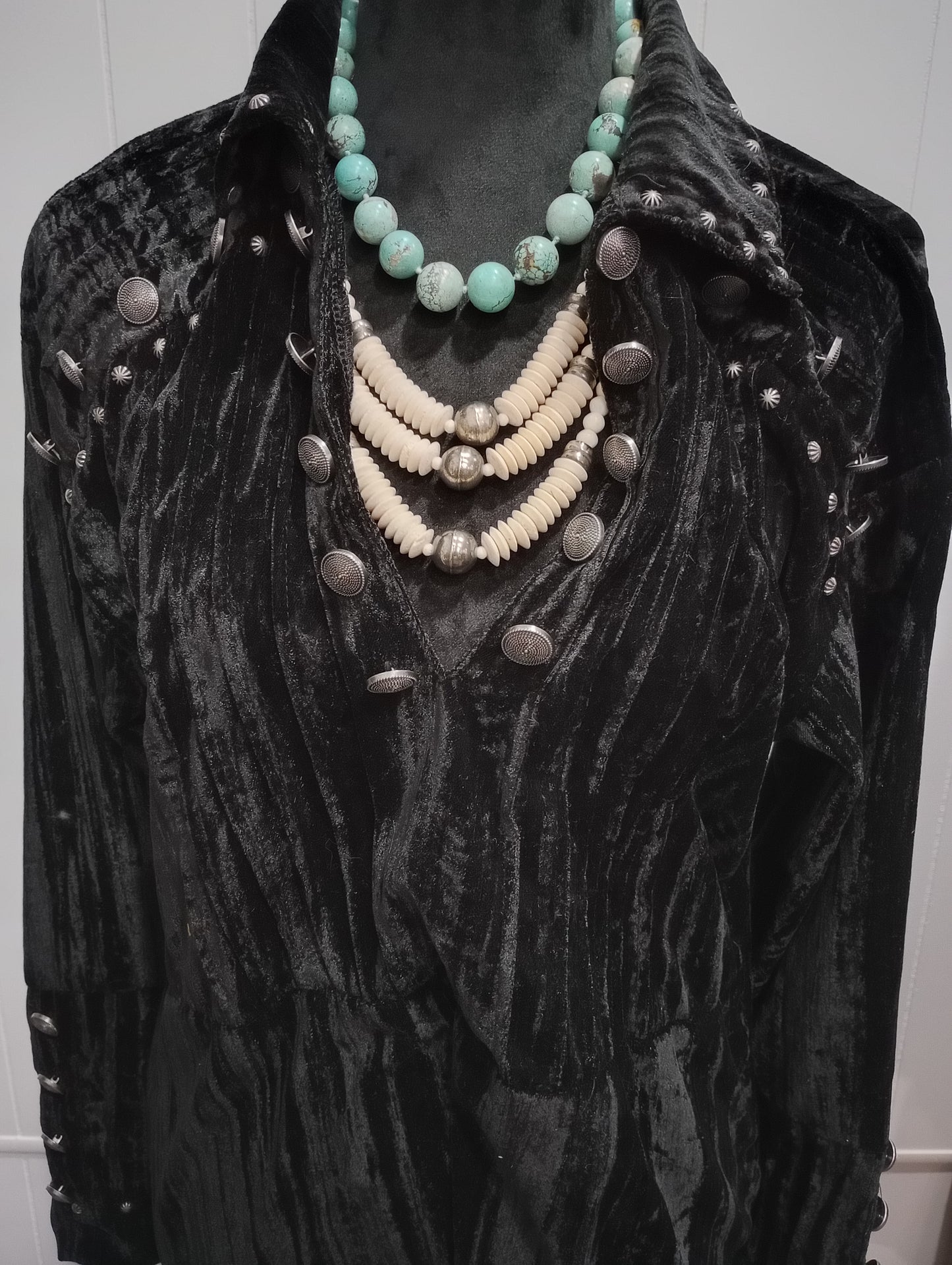 Pueblo Annie Tunic In Black