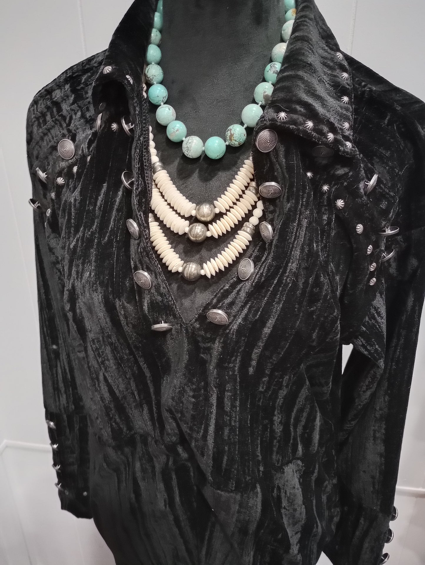 Pueblo Annie Tunic In Black
