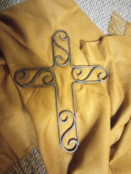 Rod Iron Hacienda Style Cross