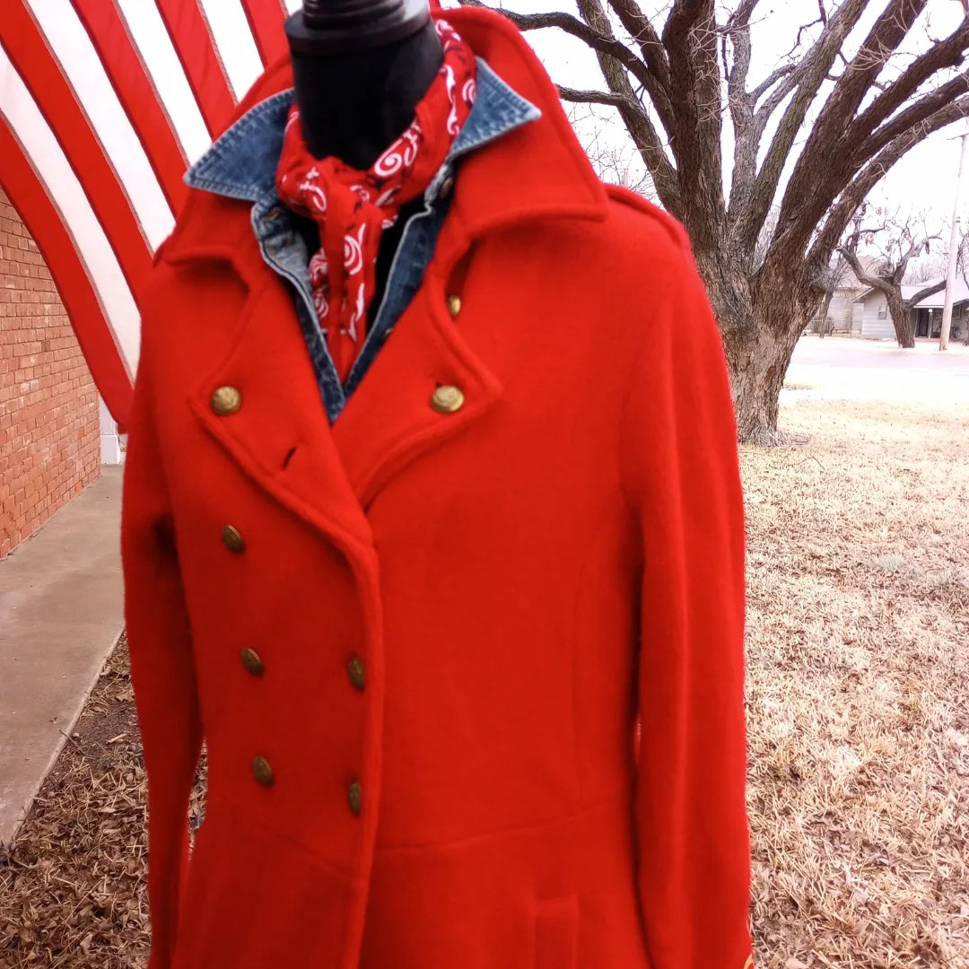 Vintage Ralph Lauren Military Sweater Jacket