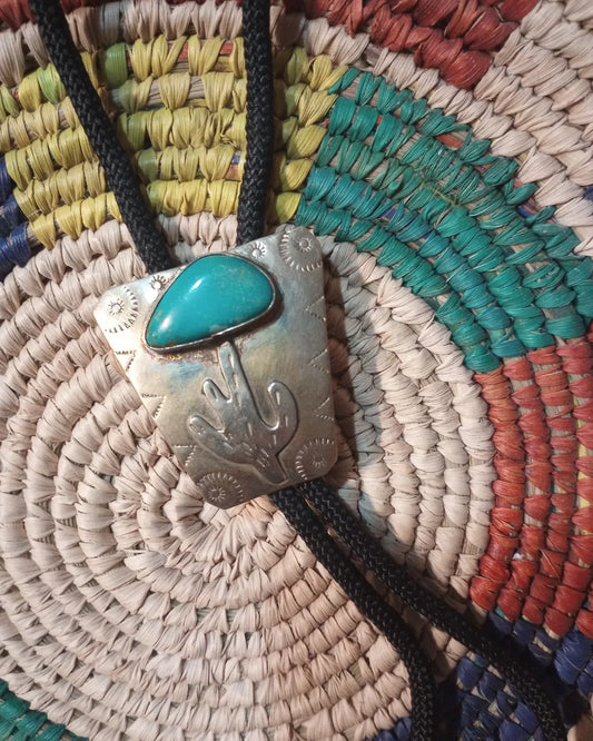 Vintage Saguaro Cactus Bolo