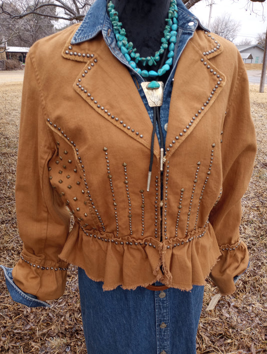 DD Ranchwear linen blend Jacket
