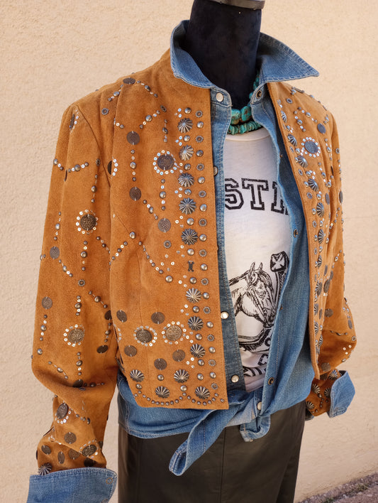 Vintage DD Ranchwear Suede Leather