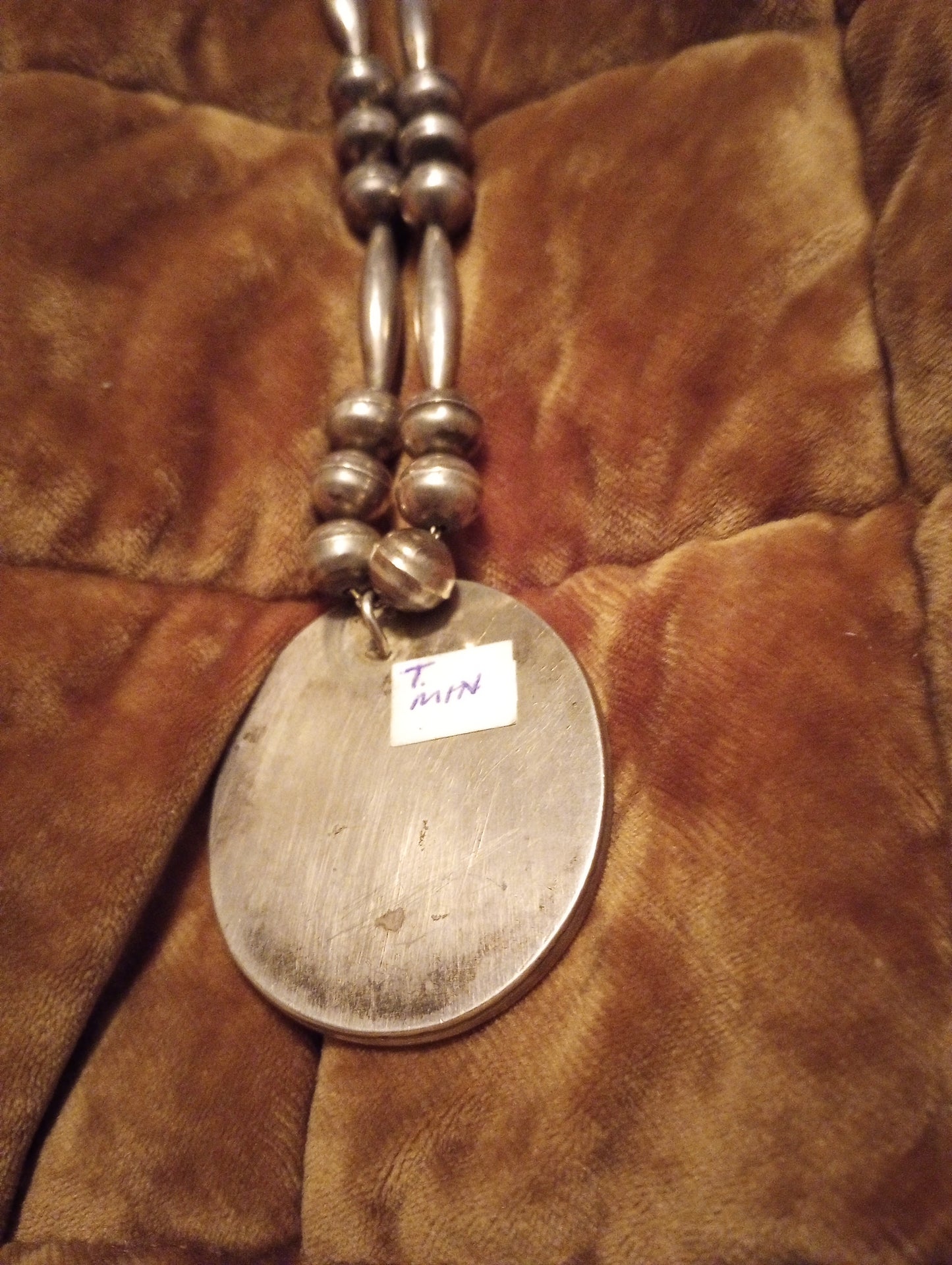 Turquoise Mountain Sterling Silver Necklace and Pendant