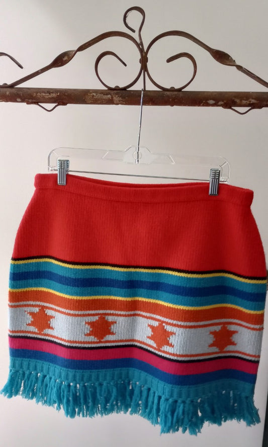 Vintage Roja Woven Sweater/Skirt Sz XLG